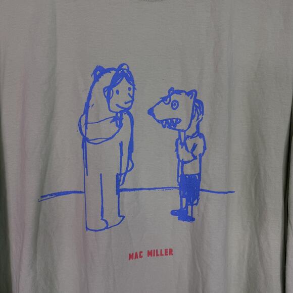 Mac Miller Shirt Mens 2XL Faces Boy Bear Graphic Rap Hip Hop Music Art Merch - Picture 4 of 12
